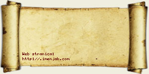 Tina Odalović vizit kartica